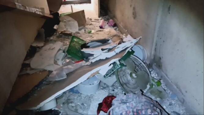 Foto: Mesin laundry meledak