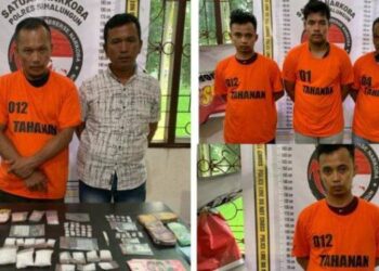 Polres Simalungun Gerebek Pesta Narkoba, 7 Orang Diamankan