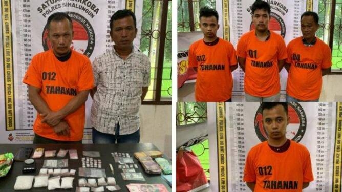 Polres Simalungun melakukan penggerebekan pada satu cakram atau gubuk di Huta III, Nagori Sugaran Bayu, Kecamatan Bandar, Kabupaten Simalungun.
