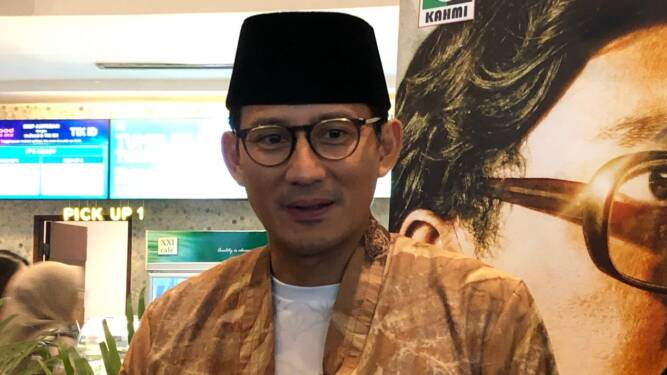Foto: Sandiaga Uno mengaku siap jika kena reshuffle kabinet Jokowi.