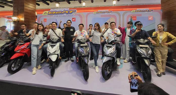 Foto: Peluncuran New Honda BeAT series terbaru.