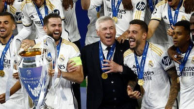 Foto: Real Madrid keluar sebagai juara Liga Champions sekaligus meraih gelar ke-15 mereka.