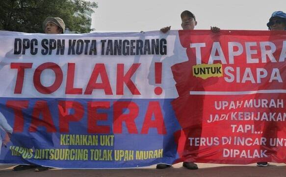 Foto: Demo Buruh