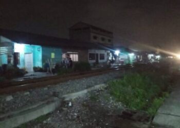 Warga Tewas Tertabrak Kereta Api Medan-Binjai Tadi Malam