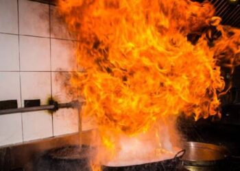 Rumah Terbakar di Sunggal