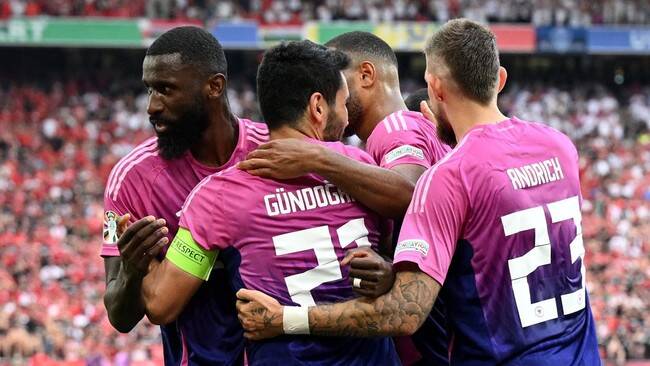 Foto: Jerman memastikan diri lolos ke 16 besar Euro 2024.