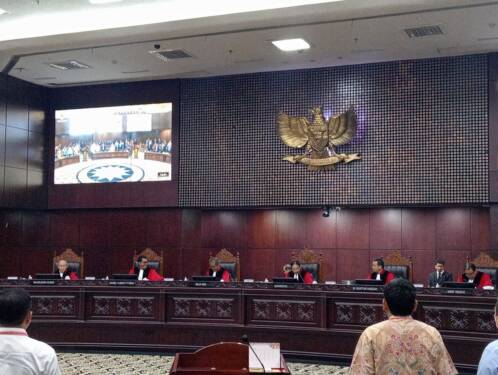 Foto: Sidang MK