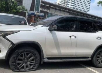 Pengendara Fortuner Tabrak Lari di Medan, Diduga Sempat Todongkan Pistol