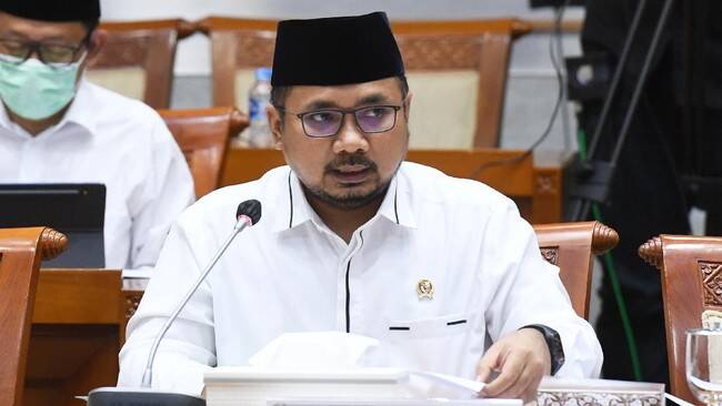 Foto: Menteri Agama Yaqut Cholil Qoumas.