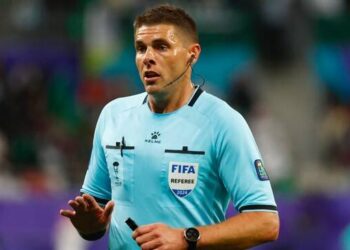 Shaun Evans Jadi Wasit Laga Indonesia vs Irak Besok
