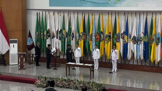 Foto: Pelantikan Pj Gubernur