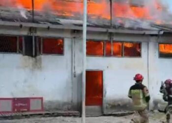 Gudang Ekspedisi di Medan Sunggal Terbakar