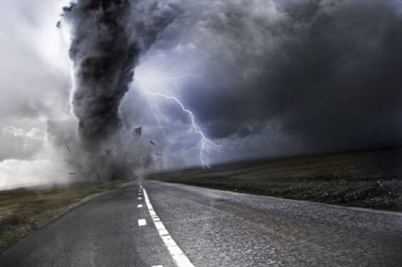Foto: Ilustrasi Tornado.