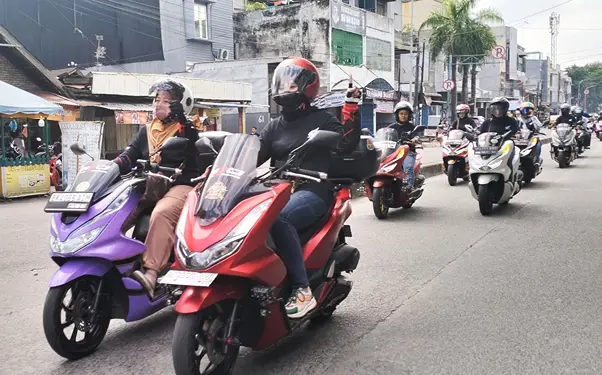 Foto: PCX Rolling City Kolaborasi HUT Medan