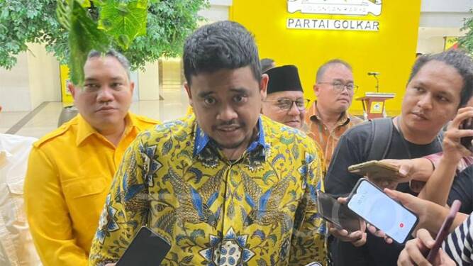 Foto: Partai Golkar tak mempermasalahkan jika nantinya di Pilgub Sumut 2024, calon gubernur Bobby Nasution melawan kotak kosong.