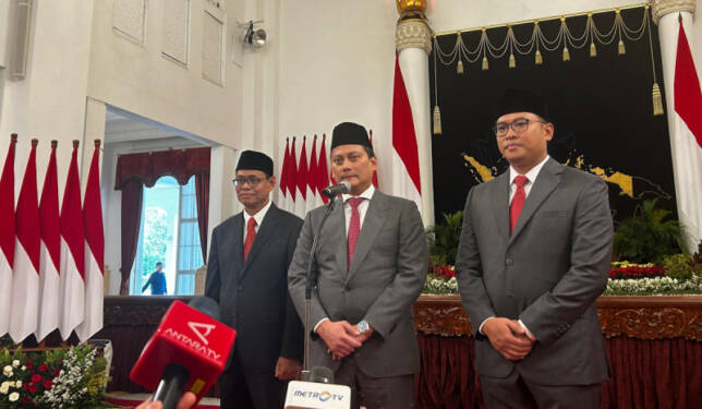 Foto: Tiga Wakil Menteri (Wamen) yang dilantik Jokowi.