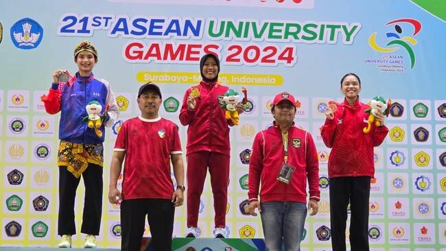 Foto: Indonesia menjadi juara umum ASEAN University Games 2024.