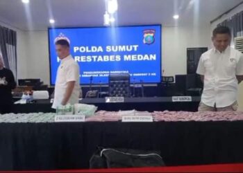 Polrestabes Medan Amankan Puluhan Ribu Pil Ekstasi-2 Kg Sabu