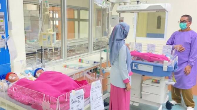 Foto: Bayi Kembar Lima