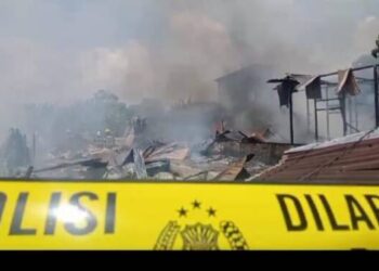 5 Rumah di Medan Tembung Musnah Terbakar