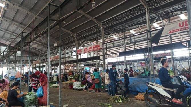Foto: Pasar Raya MMTC Medan.