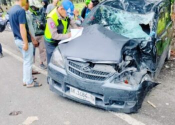Kecelakaan Maut di Sergai, 3 Orang Satu Keluarga Tewas