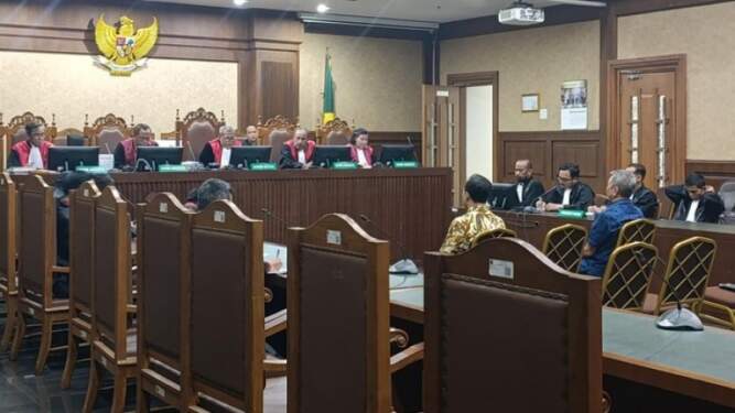 Foto: Sidang kasus korupsi jalur KA Besitang-Langsa.