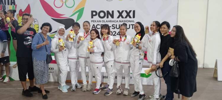 Foto: Provinsi Riau dan Provinsi DKI Jakarta kompak meraih medali emas pertama pada Pekan Olahraga Nasional (PON) XXI Aceh-Sumut 2024.