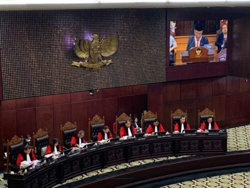 Foto: Sidang MK.