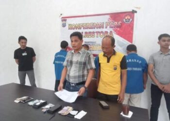 Polres Toba Ringkus 7 Pelaku Judi Online