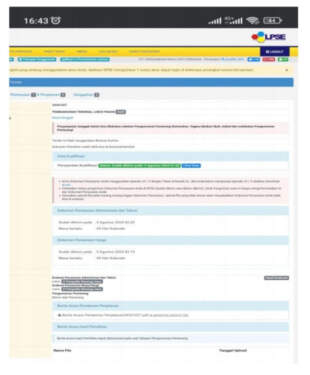 Salah satu alat bukti proses Tender Pembangunan Terminal Lubuk Pakam.