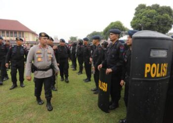Kapolda Sumut Pimpin Apel Kesiapsiagaan Operasi Mantap Praja dan PON