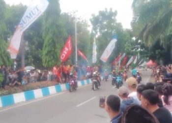 Peserta Road Race Lubukpakam Tabrak 6 Orang, 2 Luka Parah