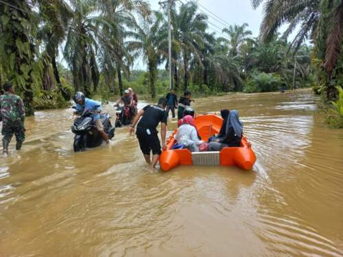 Foto: Banjir di Aceh Singkil.