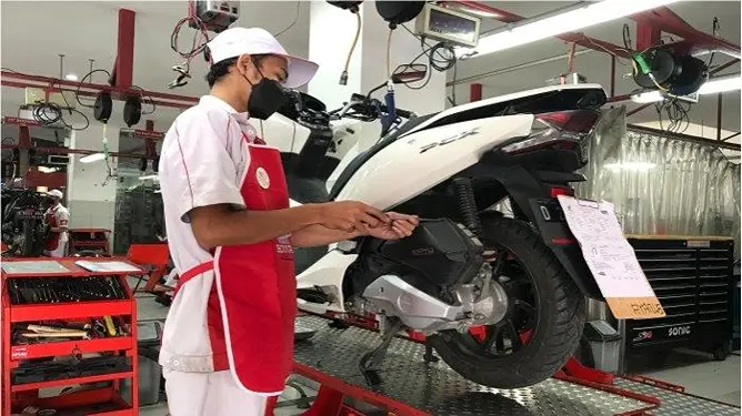Foto: Bersinergi dengan jaringan bengkel resmi Astra Honda Authorized Service Station (AHASS) se-Sumatera Utara, Honda mempersembahkan layanan servis berkualitas dan promo khusus kepada pelanggan.(Istimewa)