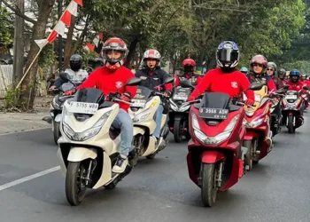 Aktivitas Seru Ribuan Bikers Honda PCX Sambut Hari Kemerdekaan di Seluruh Indonesia