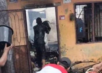 Rumah di Pardamean Deli Serdang Hangus Terbakar