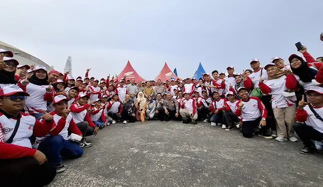Foto: Bertemakan “ Bersaudara di Jalan, Sehati, Safety dan Presisi “, Honda menunjukkan partisipasinya di acara Gebyar Keselamatan 2024 yang merupakan kegiatan Direktorat Kemananan dan Keselamatan Korlantas Polri dengan menghadirkan berbagai aktiivtas.(Ist)