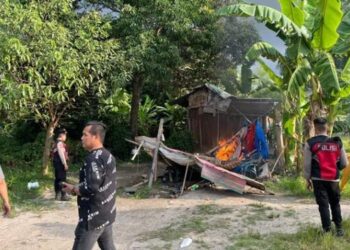 Tim Gabungan Bakar 20 Gubuk Narkoba di Percut, 3 Orang Diamankan