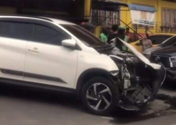 4 Mobil Terlibat Kecelakaan di Siantar