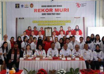 Rajutan Karya Napi Rutan Perempuan Medan Pecahkan MURI