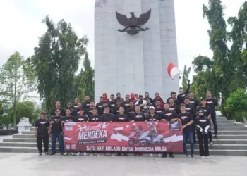 Foto: Convoy Merdeka Bakar Semangat Nasionalisme Bikers Honda 4