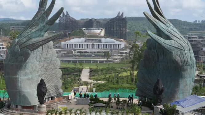 Foto: Istana Garuda di IKN.