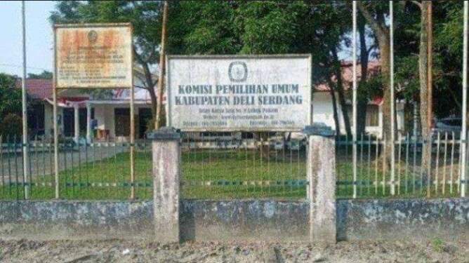 Foto: Kantor KPU Deli Serdang.
