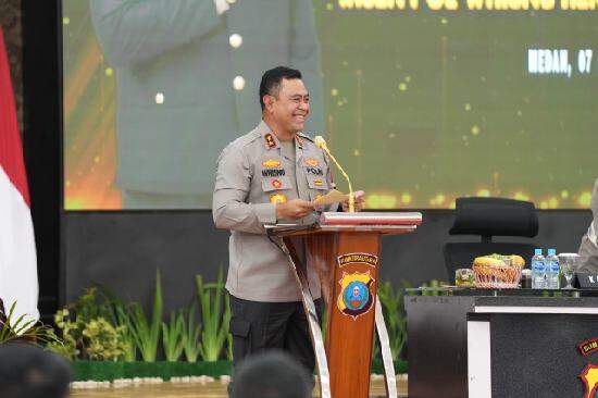 Foto: Kapolda Sumut Irjen Pol Whisnu Hermawan Februanto.