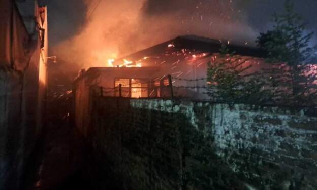 Foto: Indekos di Kecamatan Medan Perjuangan mengalami kebakaran.