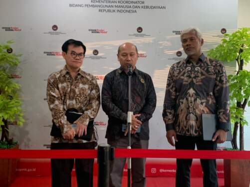 Foto: Kemenko PMK RI menyampaikan persiapan venue PON XXI Aceh-Sumut 2024 sudah 85%.