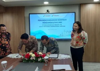 Sinergi Antar Subholding PGN dan PIS Kerja Sama Pengangkutan LNG
