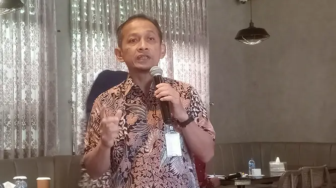 Kepala OJK Sumut Khoirul Muttaqien.(seputarsumut/Asiong)