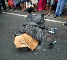 Tragis! Tabrak Trotoar, Warga Medan Tewas Dilindas Mobil